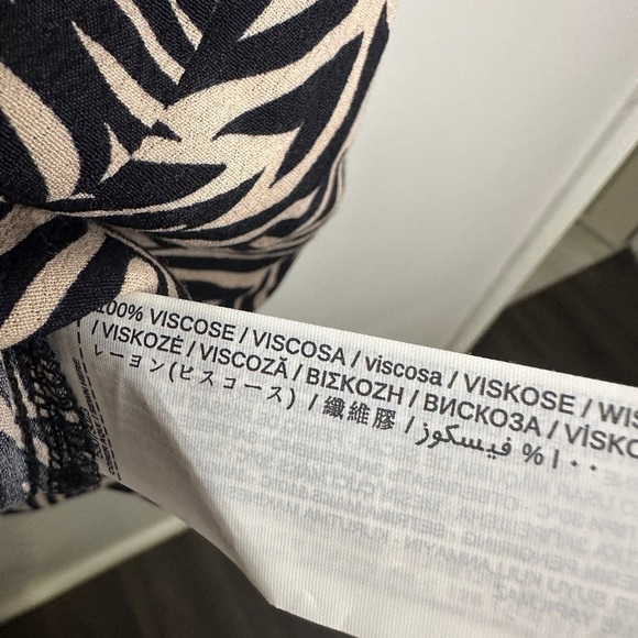 Mango | Animal Print Wrap Detail Skirt Small - Picture 8 of 10